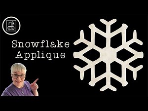 Snowflake Applique for Quilts & Other Projects.....today I'm making a Trivet!!