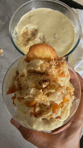 🍌 Creamy No-Bake Banana Pudding #banana #dessert #youtubeshorts