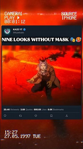 Nine looks without mask 🎭🥵 #mha #myheroacademia #amv #anime #myheroacademiaedit #bnha #mhaedit