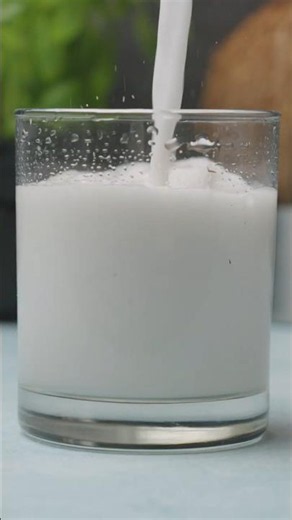 Fresh Coconut Milk at Home 🥥 | 2-Ingredient Homemade Coconut Milk #shorts #paleo #keto #dairyfree