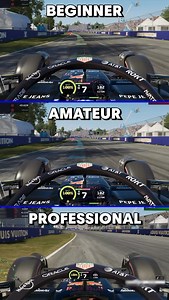 3.1K reactions · 61 shares | Beginner VS Amateur VS Professional- This is where you 﫵 are losing time at the Canadian Grand Prix ⏱️ #RedBullRacing #Formula1 #F1 #F125 #EASports #SimRacing #Esports #Gaming #CanadianGP | Oracle Red Bull Sim Racing | Facebook