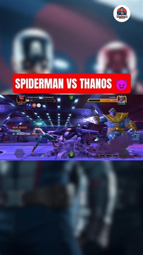 Spider-Man Vs Thanos 😱 | Power of Infinity Gauntlet | #shorts #marvel #spiderman #thanos