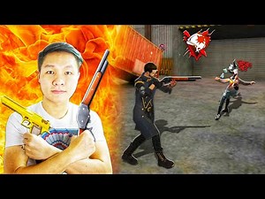 HUNTING HEADSHOTS OF STRANGERS WITH SILVER CROSS AND SHOTGUN SKILLS IN SOLO FREE FIRE