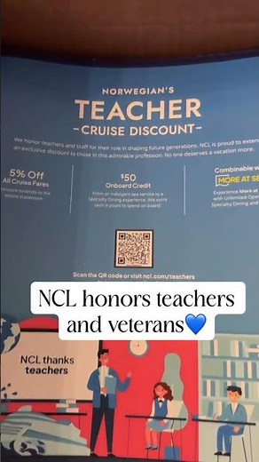 Teachers, Military and Veteran Discounts on Norwegian Cruise Line ✨🛳️