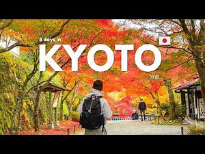 8 day introvert solo trip exploring Kyoto Autumn 🍁 - part 1 | JAPAN VLOG