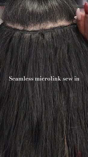 Natural movement. Undetectable finish. #SewInInstall #microlinks #extensions #ktipextensions