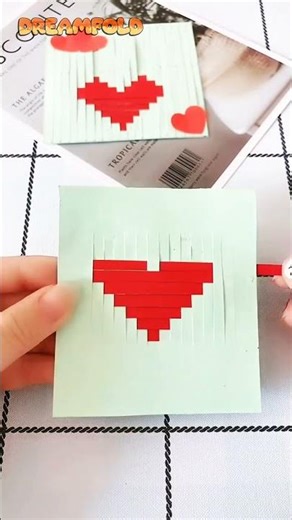 Paper heart tutorial #diy #papercraft #craftideas #diycraft