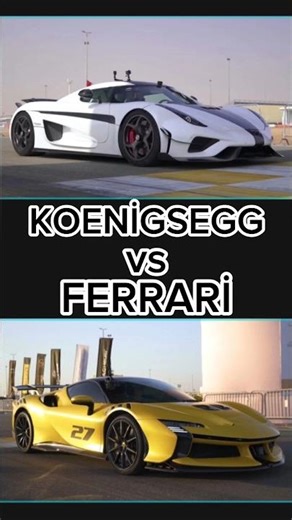 Koenigsegg Agera vs Ferrari #carwow#koenigsegg#ferrari