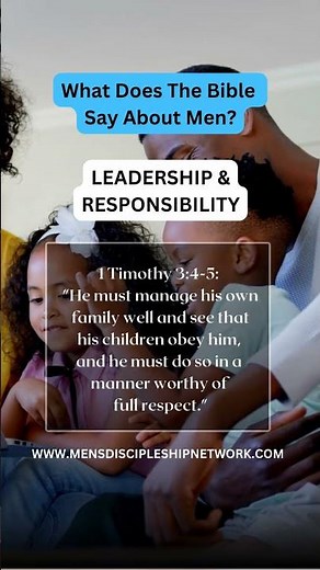 What Does The Bible Say About Men?