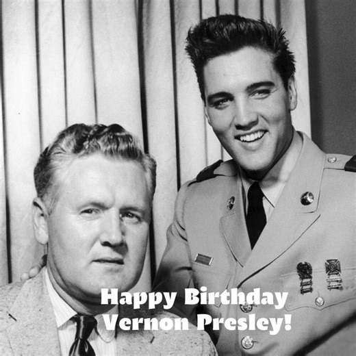 Happy Birthday, Vernon Elvis Presley. Born April 10, 1916 in Fulton, Mississippi. 🤍 | Elvis Presley's Graceland