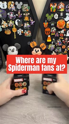 2K views · 88 reactions | ️ Loungefly Marvel Spider-Man Stained Glass Blind Box Pins ️ | Pinspiredmomlife | Facebook