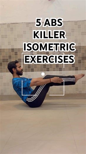 5 ABS KILLER ISOMETRIC EXERCISES…#abs #core #exercise #health #fitness