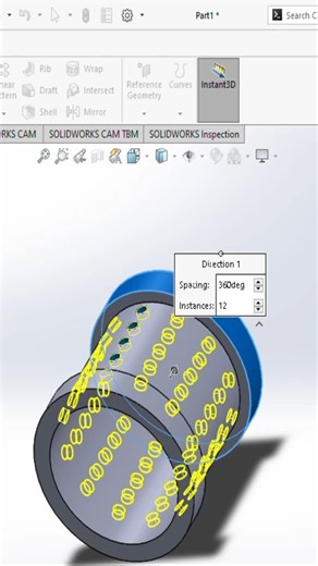 Design a Filter in Solidworks #shorts