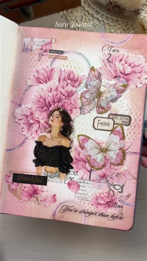 ASMR Pink Journaling🩷 🧳Girl sticker: @71poysjournal 🧳Circle Tape, Butterfly Stickers, Lace Cut Papers, Storage Bag, Tweezers, Text Stickers Book: @deskcosmos 🔗https://deskcosmos.com/?ref=Sara15 🌸Use code “SARA15” to get 15% off your order✨ 🧳Flower Tape:@mooboomshop 🔗https://mooboom.shop/?ref=sarajournal 🌸Use code “SARA” to get 12% off your order✨ 🧳Journal: @thewashitapeshop 🔗https://www.thewashitapeshop.com?aff=1965 🌸Use code “sarajournal10” to get 10% off your order✨ #journaling #jou