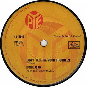Emile Ford And The Checkmates - Don't Tell Me Your Troubles