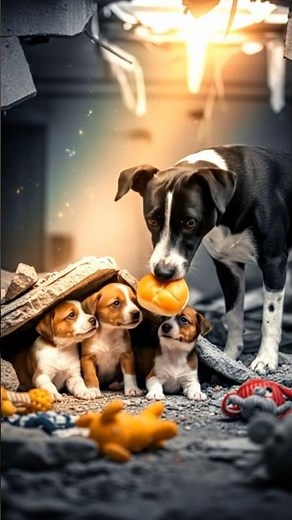 Bruno the Brave Dog: How a Bakery Bun Became a Lifesaver for Puppies | Heartwarming 3D Story