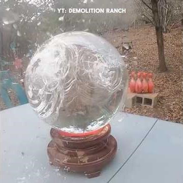 Magic Glass Ball Bulletproof Test
