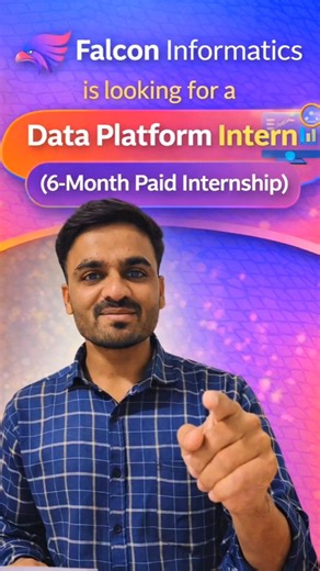 🚀 Internship Opportunity for Aspiring Data Professionals!.👉 Comment “hr” to get the hr email..📩