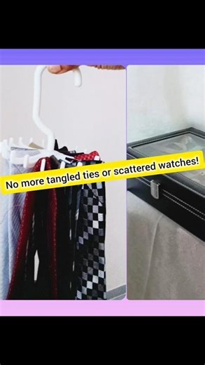 This Is How I Keep Ties & Watches Organized 👔 ⌚