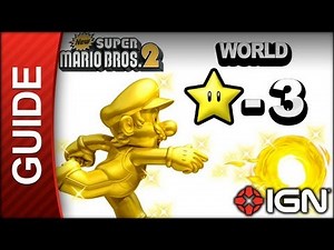 New Super Mario Bros. 2 - Moon Coin Guide - World Star-3 - Walkthrough