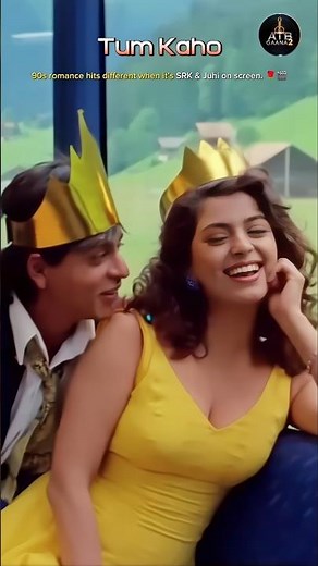 🎵 Main Koi Aisa Geet Gaoon 💖 SRK Juhi Magic | Abhijeet | Yes Boss | 4K Romantic Song #atbgaana2