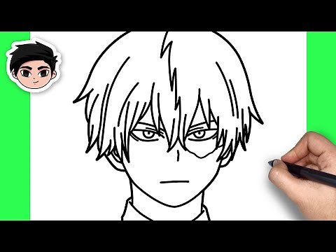 How To Draw Shoto Todoroki | My Hero Academia - Easy Step By Step