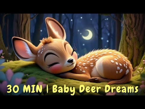 Baby Deer Dreams | 30 Minutes of Soothing Sleep Music for Kids & Babies