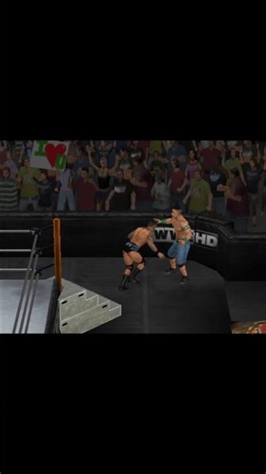 WWE 2k 13 Randy Orton Spear Jhon Cena To the barricade । #wwe #2k13