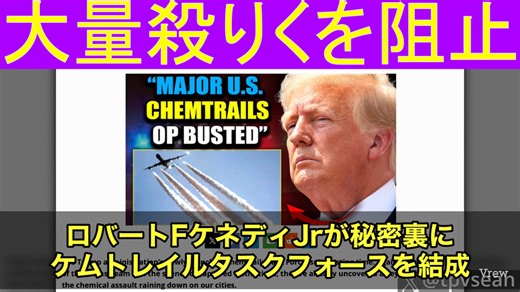 生物兵器空中散布を阻止　タスクフォース（トランプ改革派米軍）