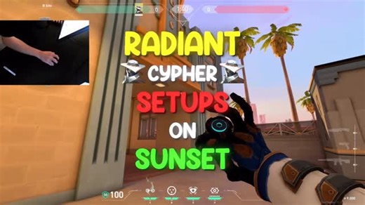 rndm on Instagram: "Best Radiant CYPHER SETUPS on Sunset 🌅 #valorant #valoranttips #radiant #sunset #fyp"