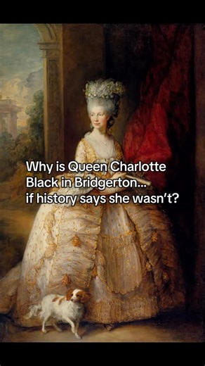Girl History on Instagram: "Was Queen Charlotte Black? The claim that Queen Charlotte may have had African ancestry did not begin with Bridgerton. It dates back to early 20th-century writers and was later expanded in the 1990s by genealogist Mario de Valdes y Cocom. The theory traces her lineage through Portuguese nobility to a medieval woman sometimes described as a “Moor.” Supporters argue this could suggest distant North African ancestry many generations back. Critics respond that: • The line