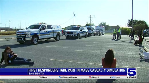First responders take part in mass casualty training exercise in San Benito