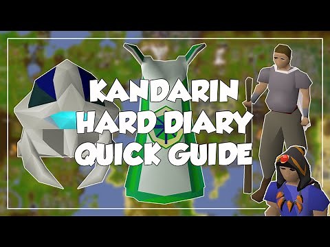 Kandarin Hard Diary Quick Guide - Old School Runescape/OSRS