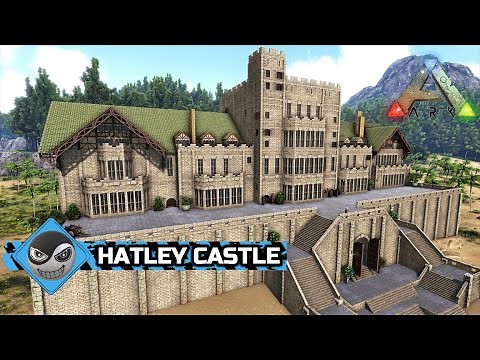 Ark: Survival Evolved - Castle Build - Mansion Design, Hatley Castle (Speed Build)