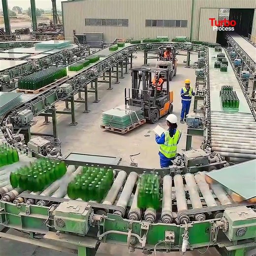 This Recycling Factory Turns Waste Into Bulletproof Glass and Bottles #newyear2026 #massproduction #trendingnow | Turbo Process