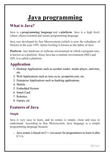 java notes.pdf | Mujmil Ladkhan