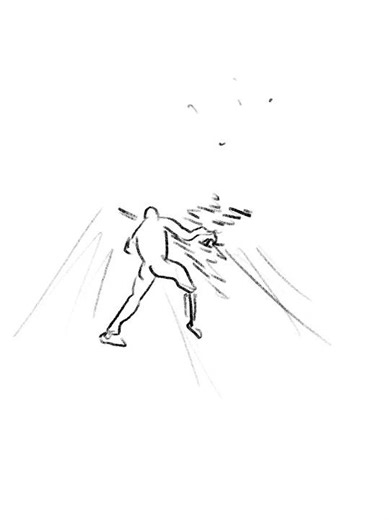 Frame by frame animation fight practice #procreate #animation