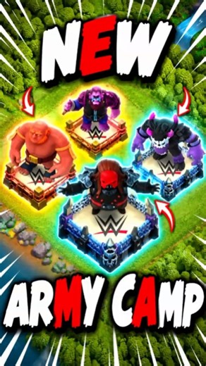 Friend or Foe army camps are here in Clash of Clans | #shorts #clashofclans