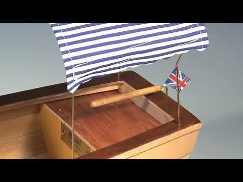 Wilesco D70 Live Steam African Queen Working Steam Launch Model