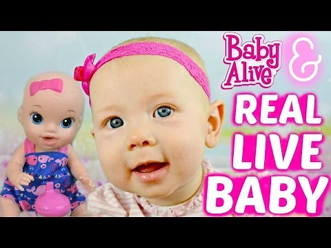 Baby Alive With Real Live Baby Babies Playing Baby Play Time