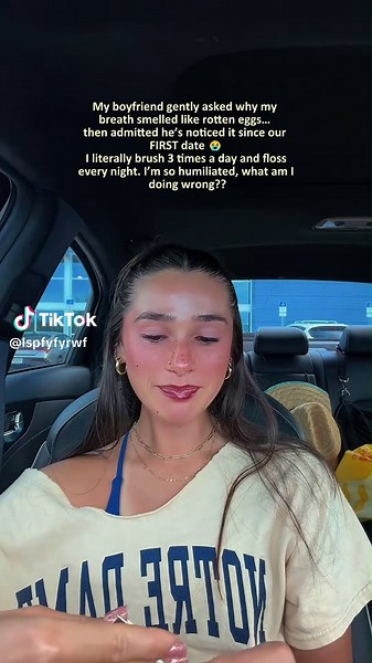 The fact that he was “gentle” about it makes it hurt 21x worse. Knowing he’s been holding his breath every single time he kissed me for months… I’ve never felt so ugly in my entire life. 😭💔#confession #relationship #badbreath #hygiene #tonsilstones #fyp