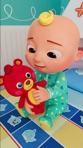 JJ and His Favorite Teddy Bear! 🧸 #cute #kids #cocomelon
