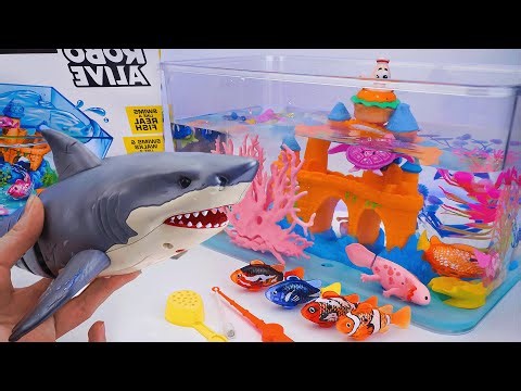 Toy asmr 🐠 Zuru Robo Alive Aquarium Playset ASMR Satisfying with Unboxing | Review toys