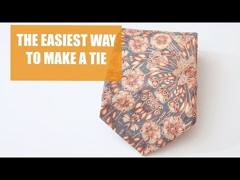 How to Sew a Tie | Easy Sewing Tutorial