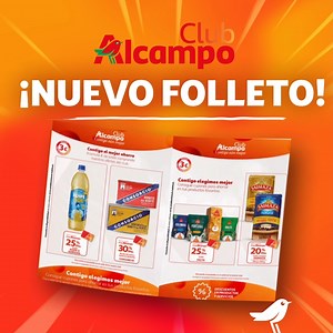 ¡Descubre el mundo de ofertas con el nuevo folleto Club Alcampo! 🎉 ¡No te lo pierdas! 🛒✨ Ven y encuentra las mejores promociones que hemos preparado para ti. 🚀 ➡ https://bit.ly/47jFfpC #ClubAlcampo | Alcampo
