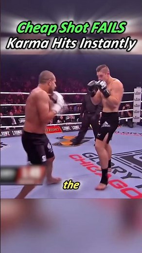Cheap Shot FAILS Karma Hits Instantly#mma #ufc