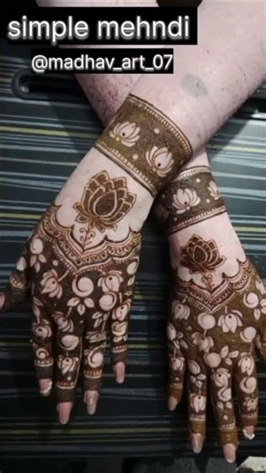 mehandi designs tutorial#madhav_art_07#mehandidesigns#mehanditutorial#dhurandhar