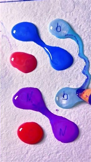 Fun Colors Water Drop🟣🔵🔴💦#shorts #colors #funny #mixing #games #satisfying