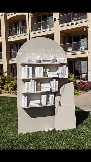 Making my seating chart dreams come true…one styrofoam book at a time 🤣 #weddingdiy #seatingchart #seatingchartidea #teacherbride