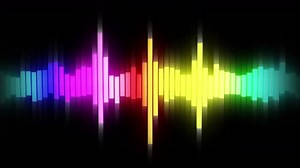 Audio Colorful Wave Animation Sound Wave Equalizer Pulse Music Player
